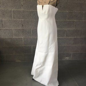 BCBG Floor-length White Dress